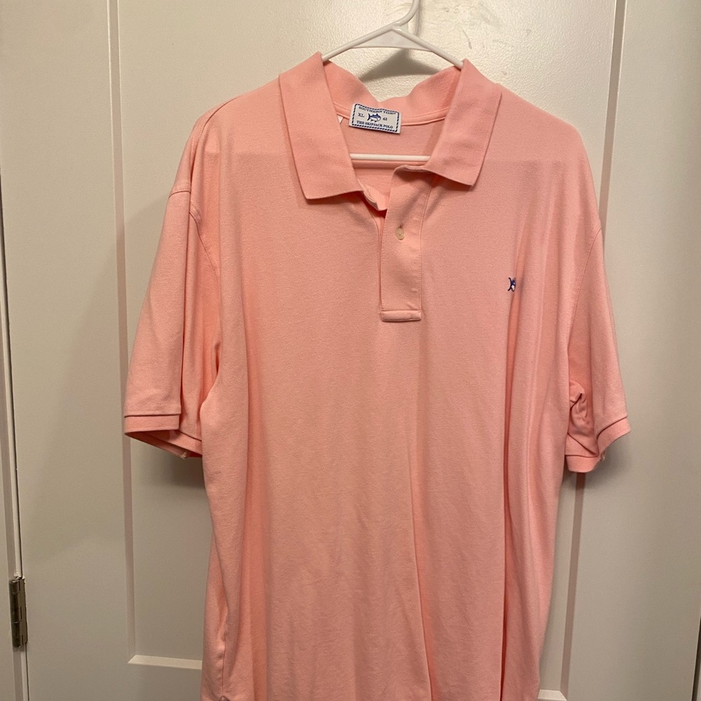 Southern Tide XL Polo Shirt - Pink